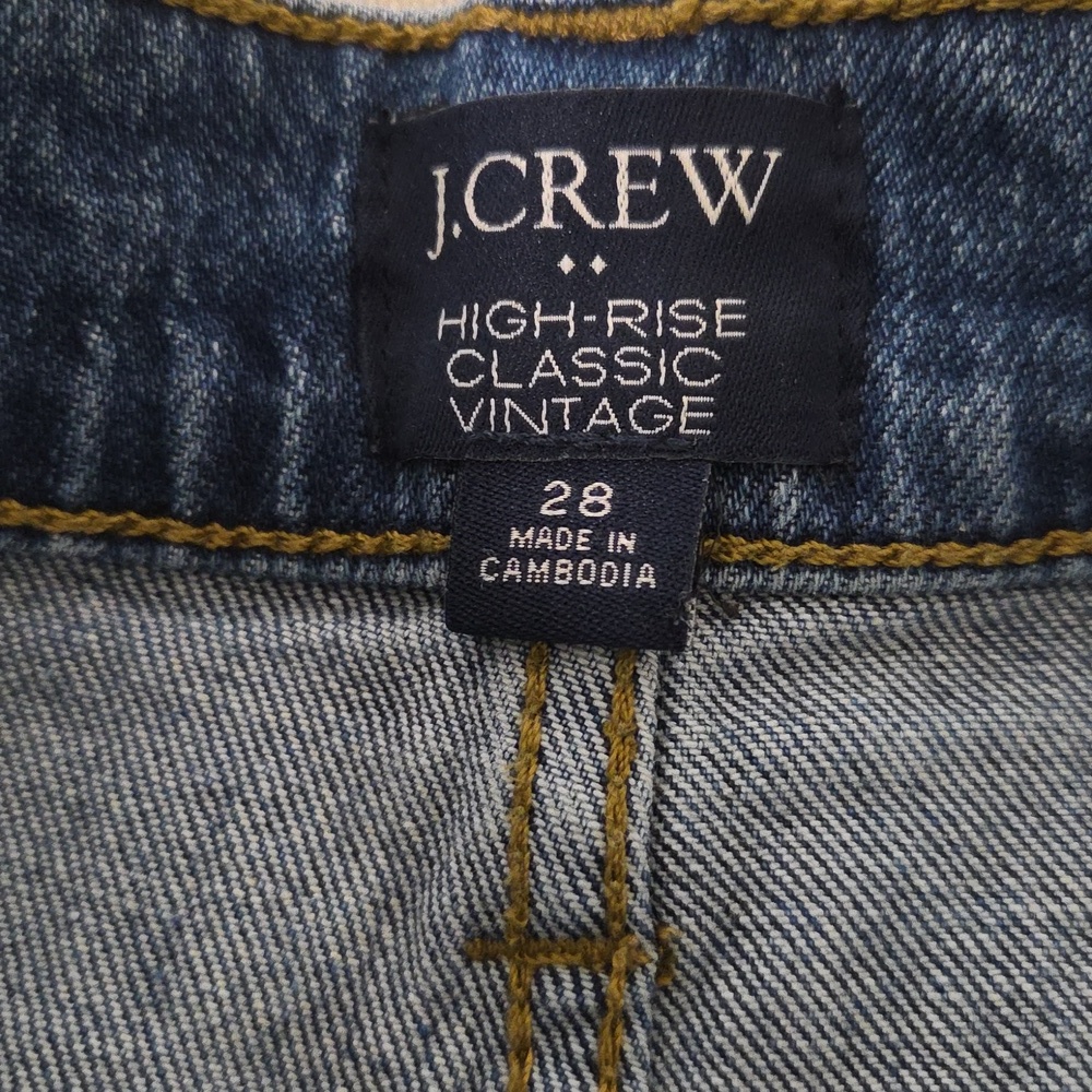 J Crew High Rise Classic Vintage Style Sz 28 - Picture 3 of 6